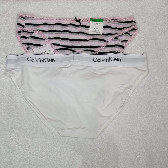 Calvin Klein/Alfani/Charter Club 3 Pack Underwear Thong Bikini Panty Large NEW - Picture 4 of 8
